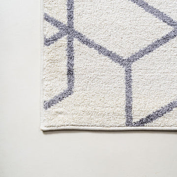 Tumbling Blocks Modern Geometric Area Rug 2